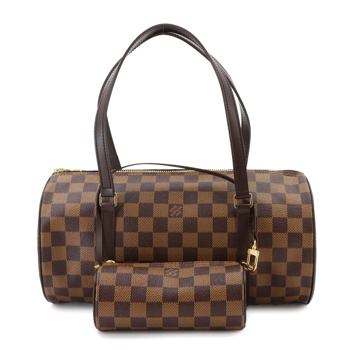 Damier Papillon 30 Hand Bag Ebene N51303 Pouch Purse