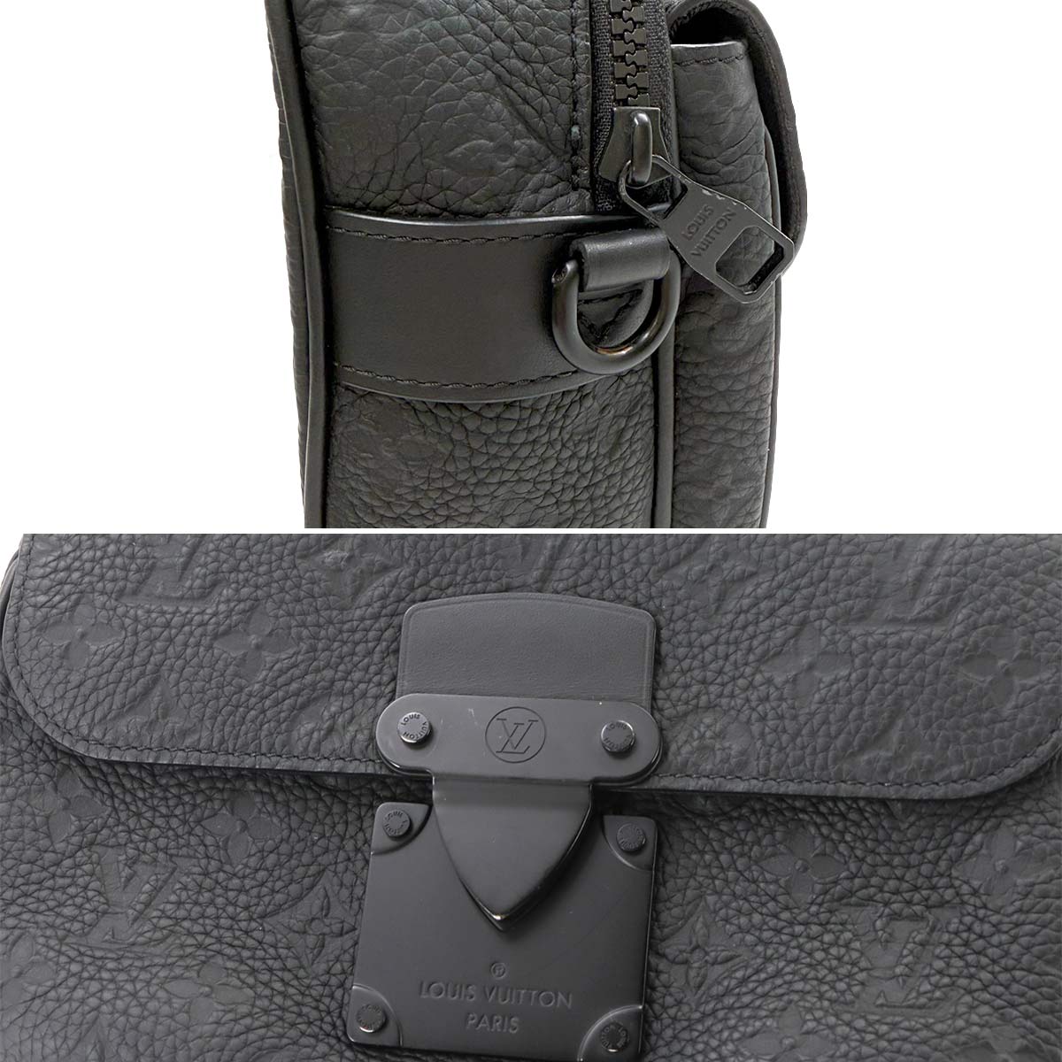 Monogram Taurillon S Lock Messenger Hand Shoulder Bag