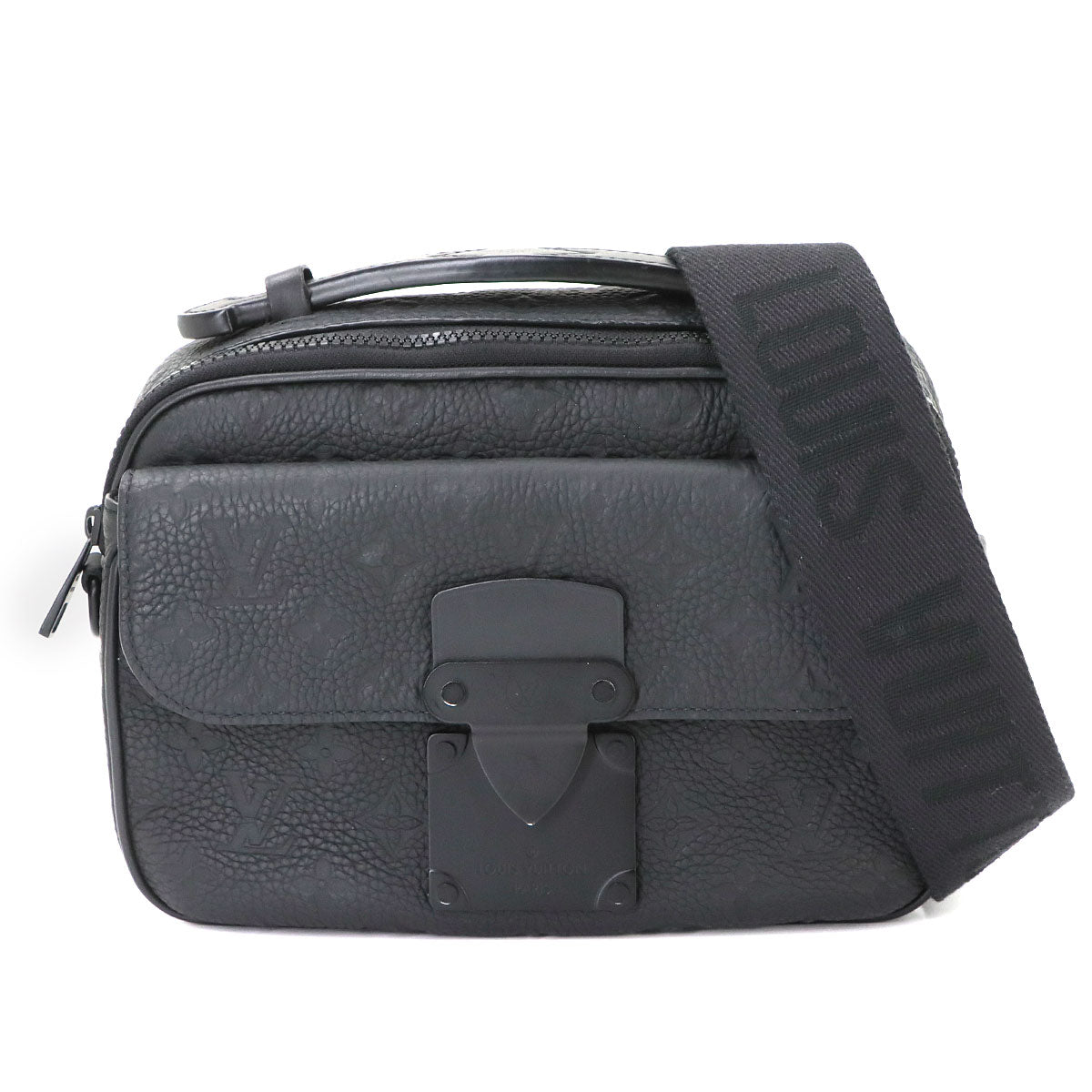 Monogram Taurillon S Lock Messenger Hand Shoulder Bag