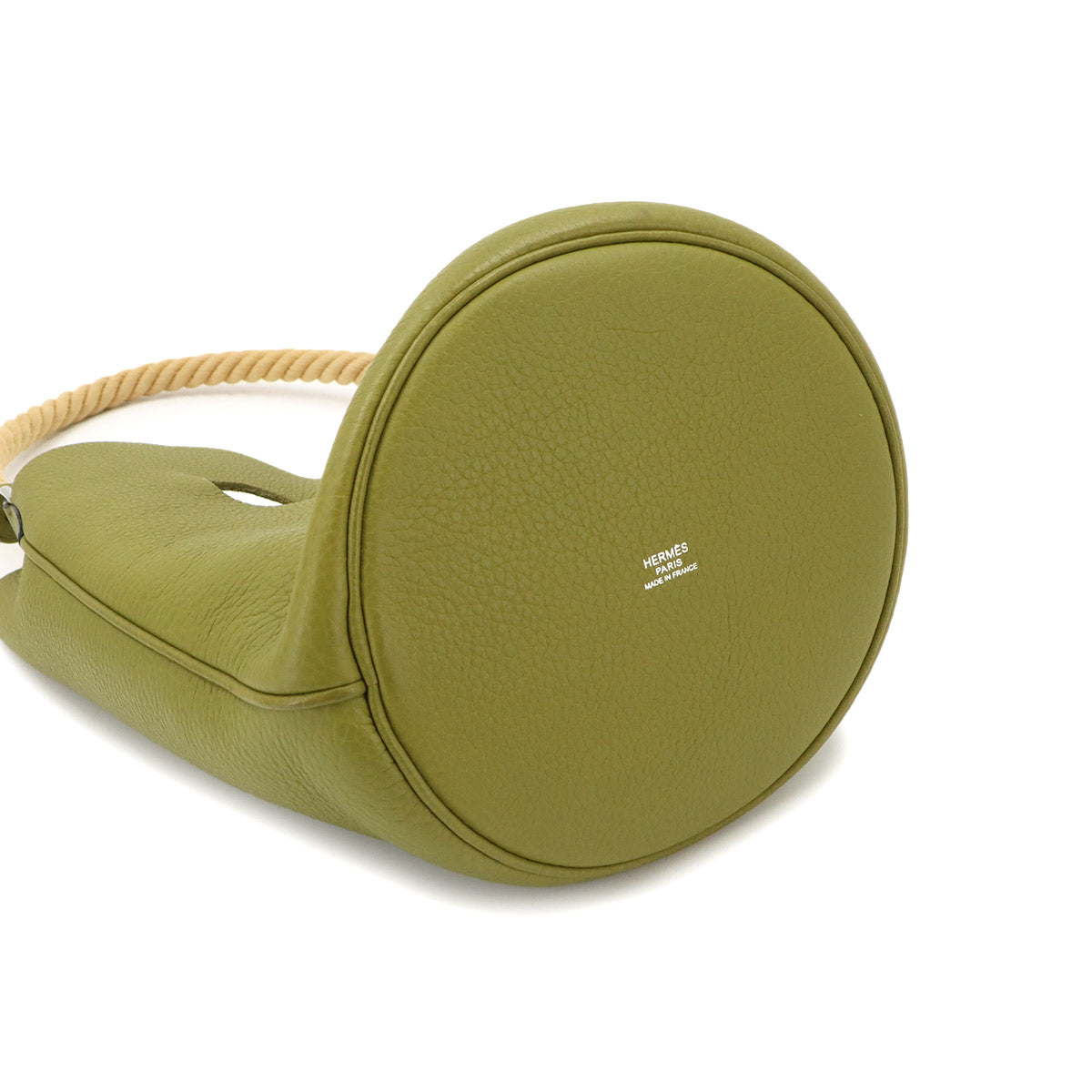 Mangeoire MM Hand Bag Taurillon Clemence Green
