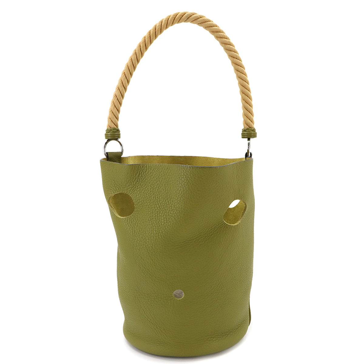 Mangeoire MM Hand Bag Taurillon Clemence Green