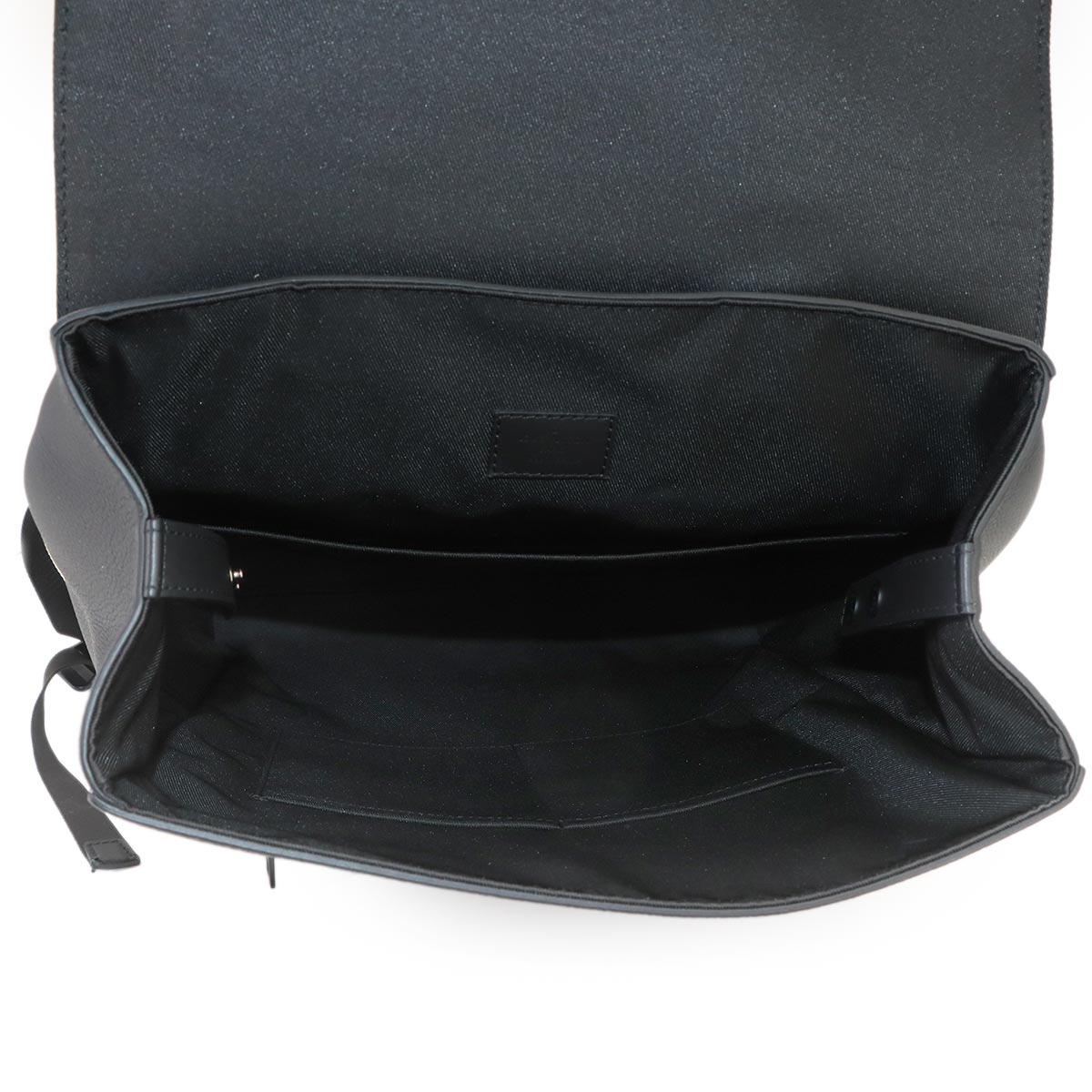 Aerogram Fastline Backpack Leather Black M21367 Purse