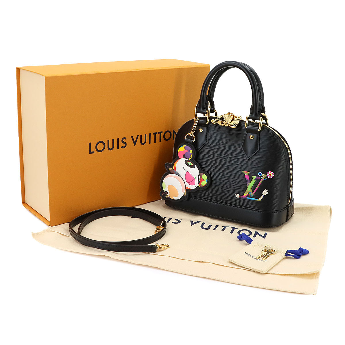 LVxTM Epi Alma BB 2way Hand Shoulder Bag Black M13670