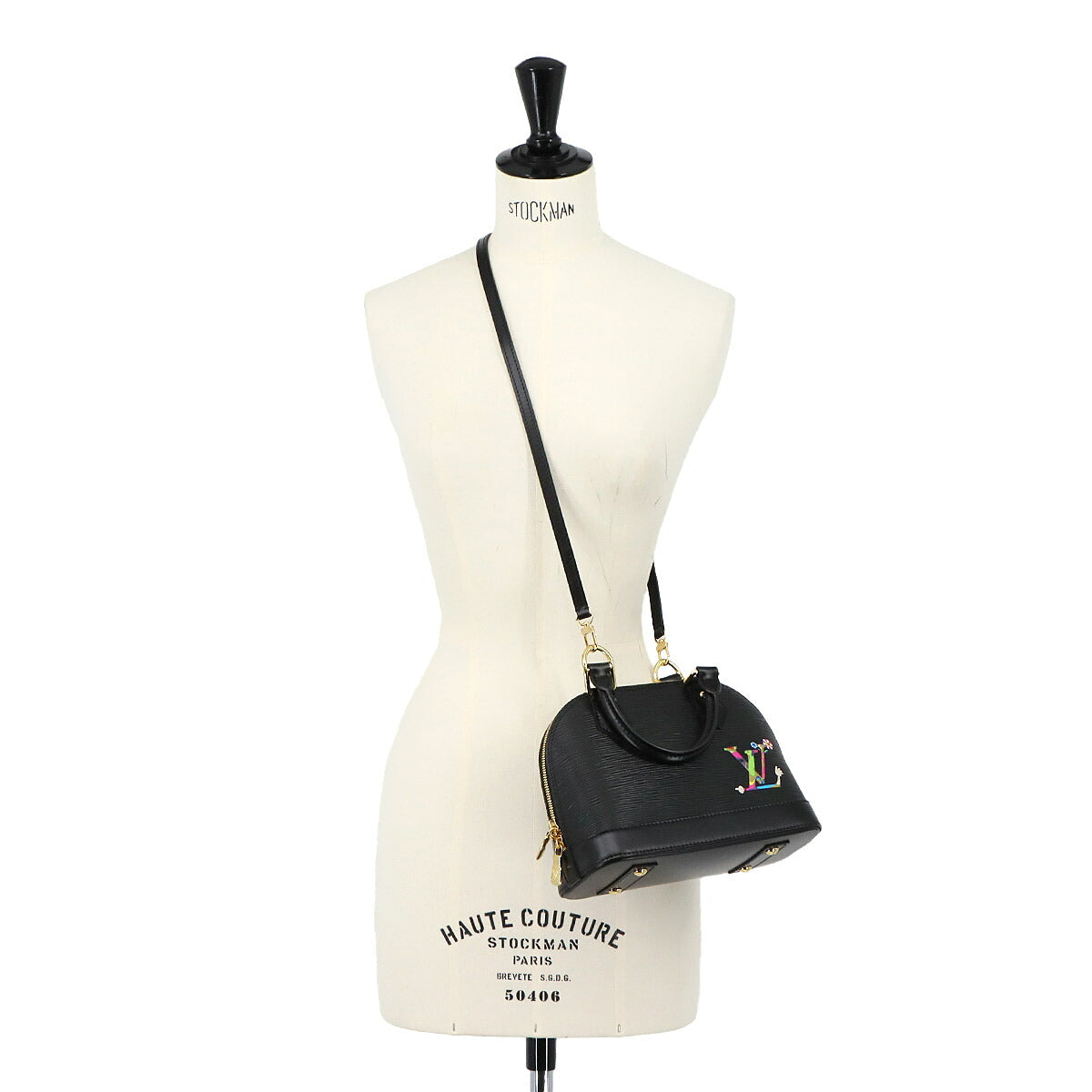 LVxTM Epi Alma BB 2way Hand Shoulder Bag Black M13670