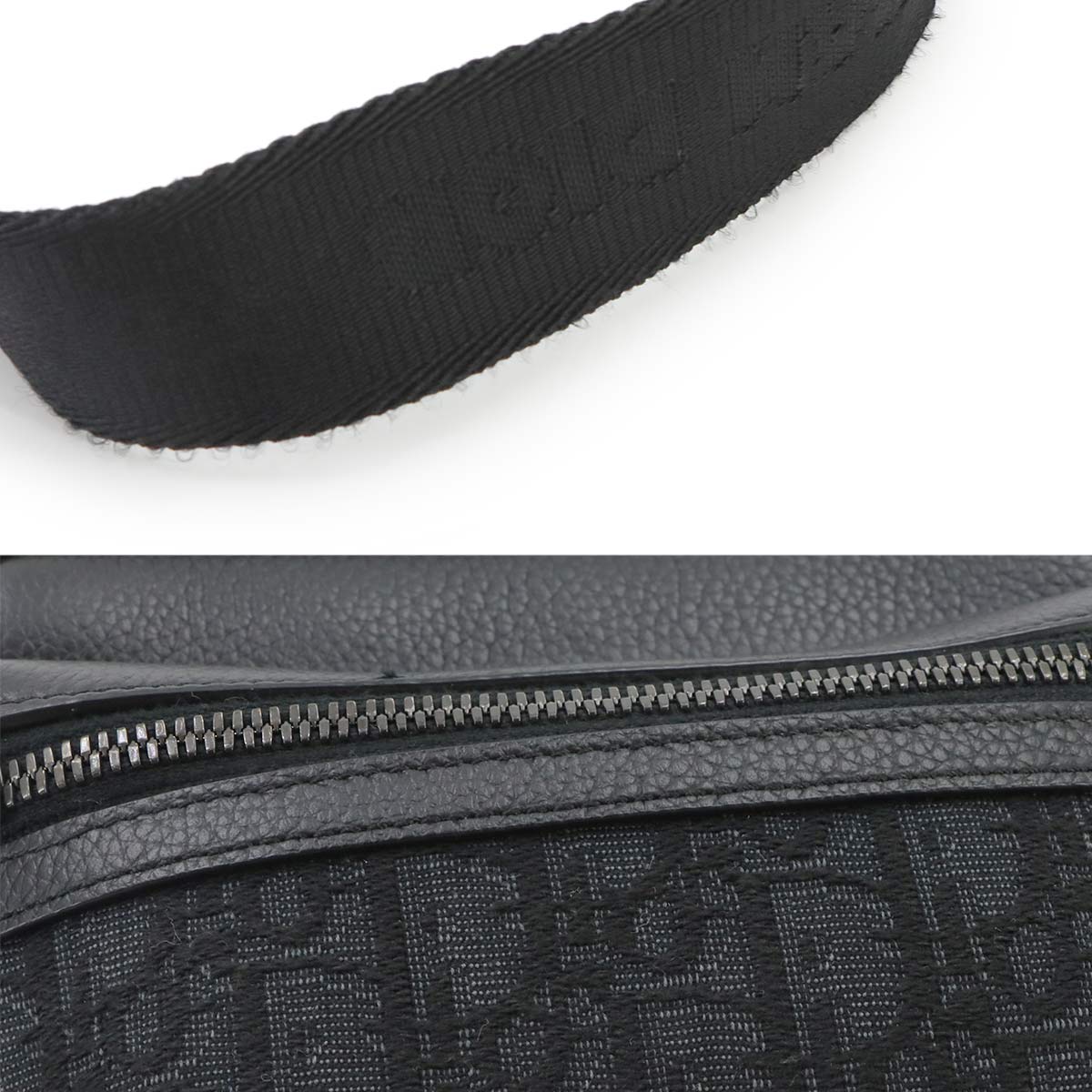 Oblique Rider 2.0 Zipped Messenger Shoulder Bag Leather