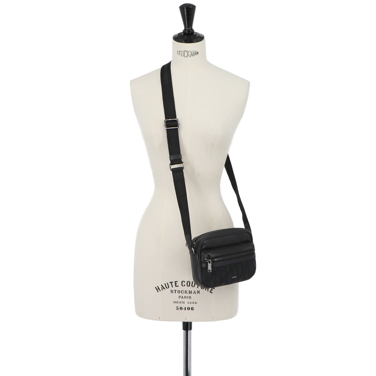 Oblique Rider 2.0 Zipped Messenger Shoulder Bag Leather