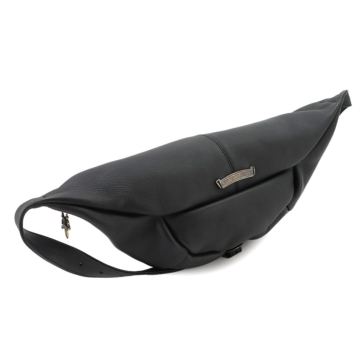 Snut Pack #1 Large Crossbody Bag Leather Black
