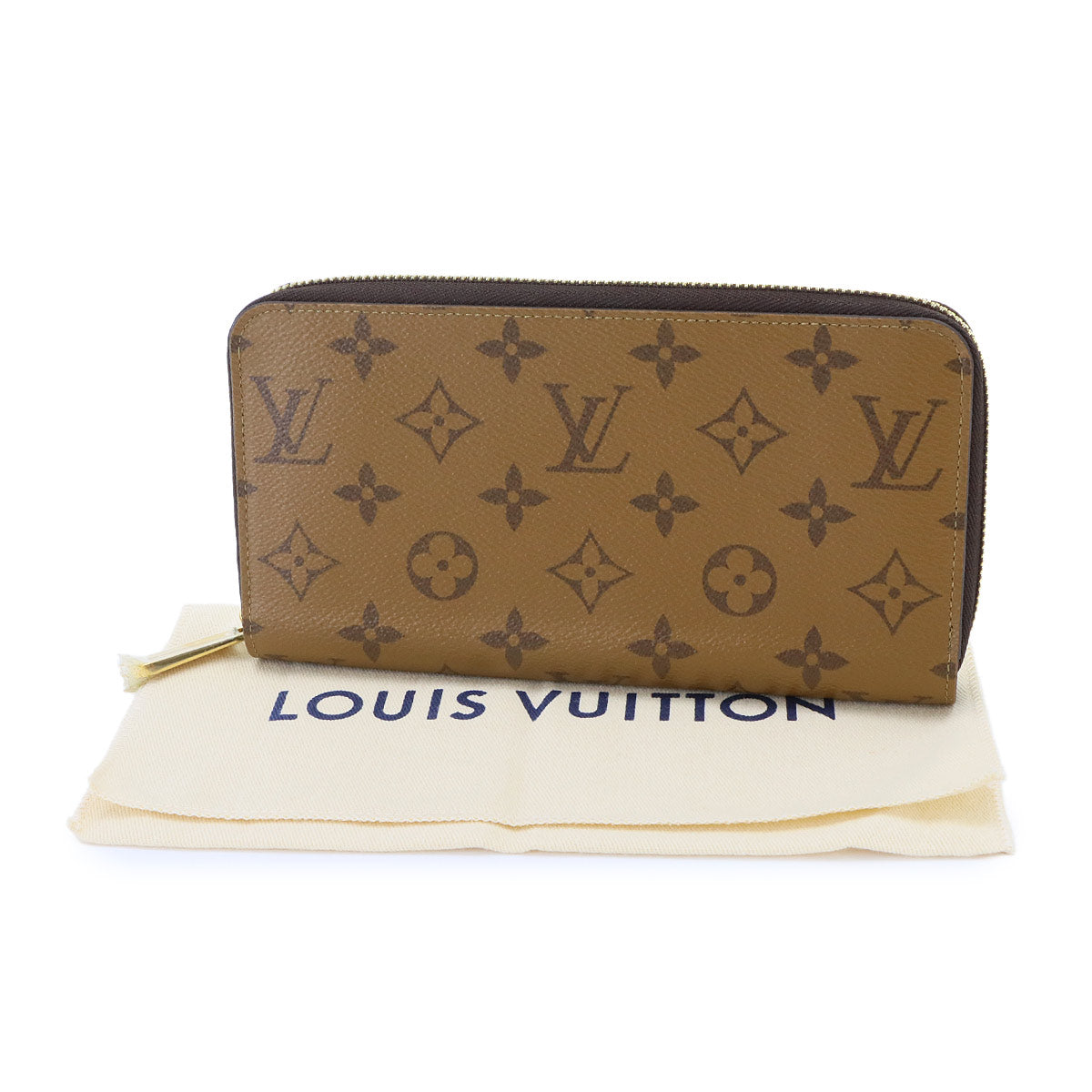 Monogram Reverse Zippy Wallet Brown M82444 Purse