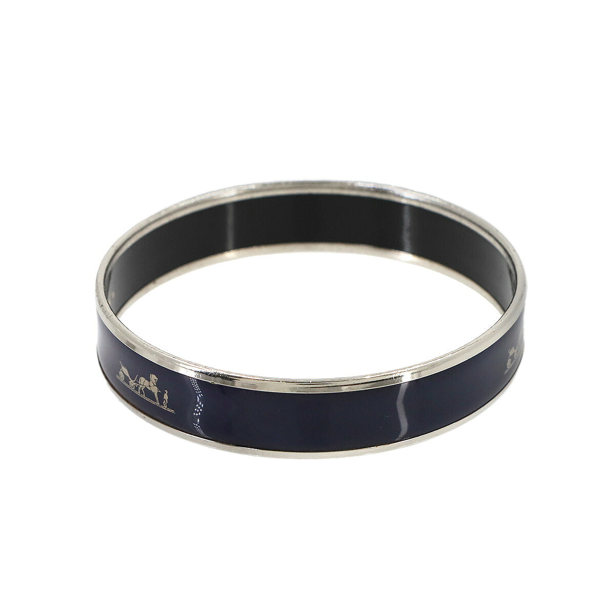 Email Bracelet Bangle Navy Silver 62 Accessory