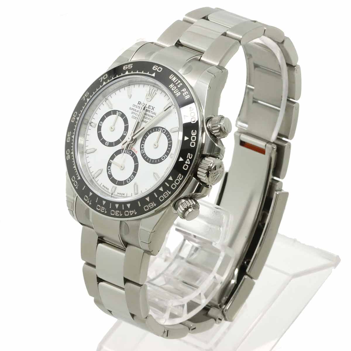 Daytona 126500LN Serial Random Chronograph White Dial Mens