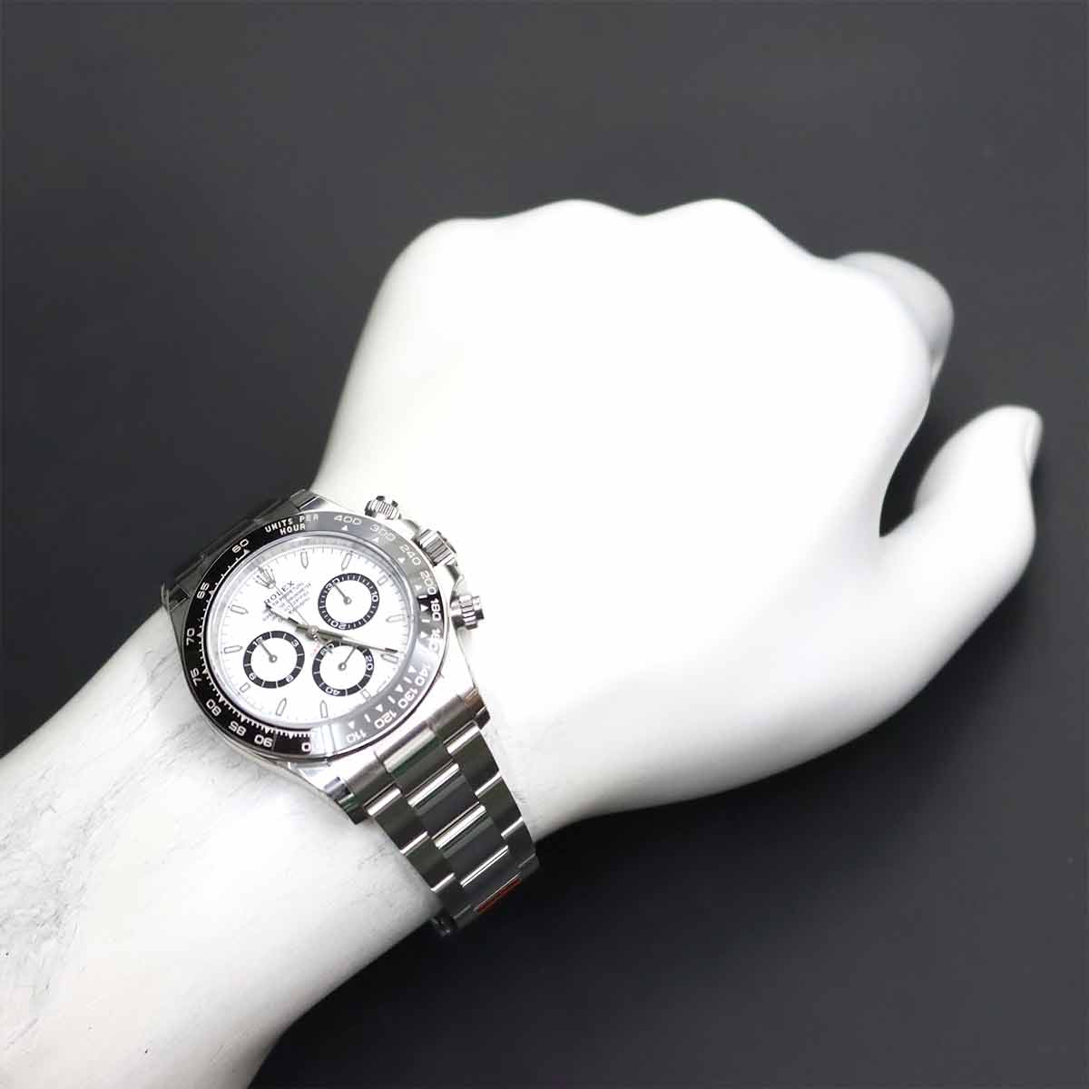 Daytona 126500LN Serial Random Chronograph White Dial Mens