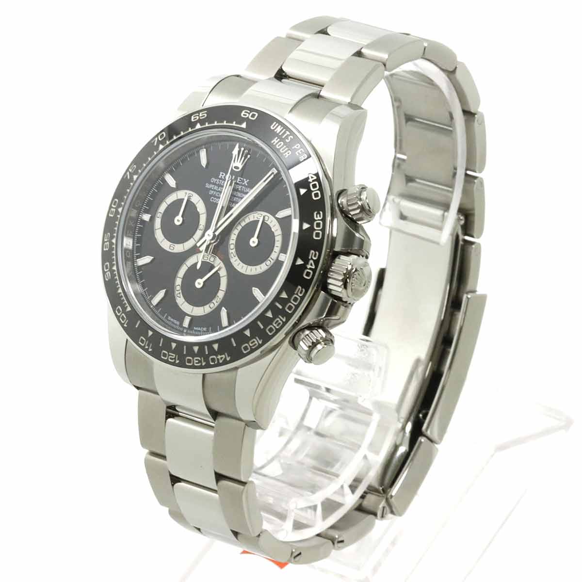 Daytona 126500LN Serial Random Chronograph Black Dial Mens