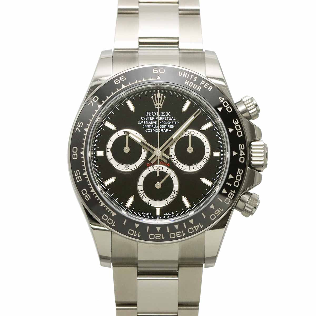 Daytona 126500LN Serial Random Chronograph Black Dial Mens