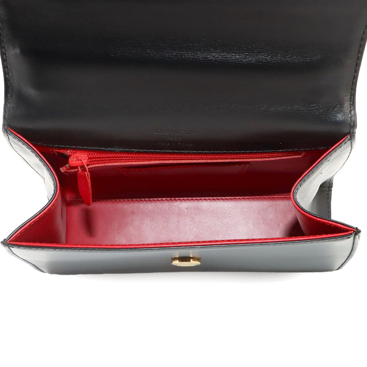 Egee Opera Athens Hand Bag Leather Noir M63902 Vintage