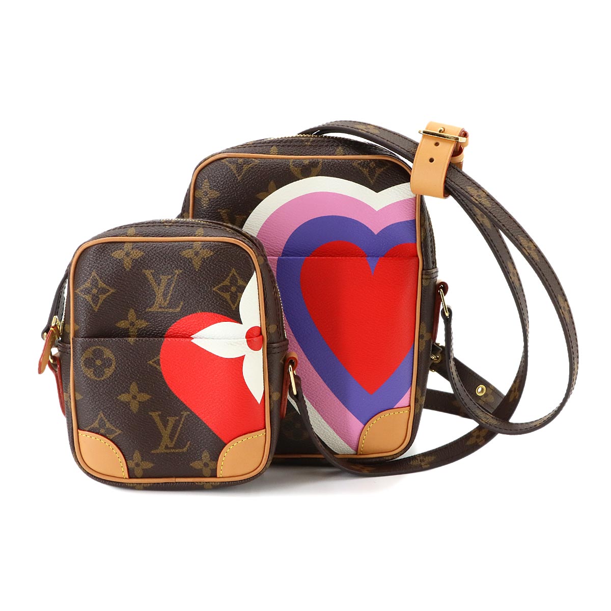 Monogram Game On Paname set Shoulder Bag M57450 Heart