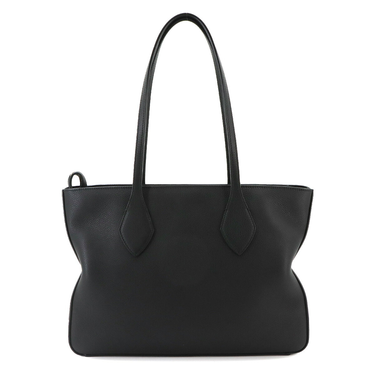 Tote Bag Leather Nero 217533 Black Purse