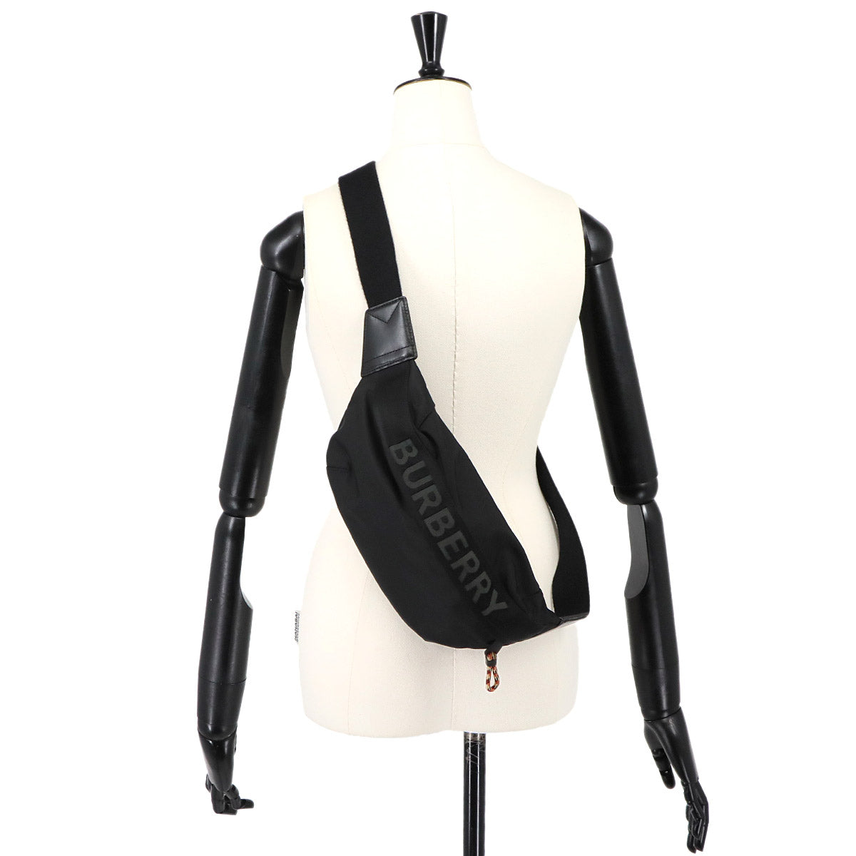 BURBERRY Sonny Body Bag Nylon Leather Black 8025668