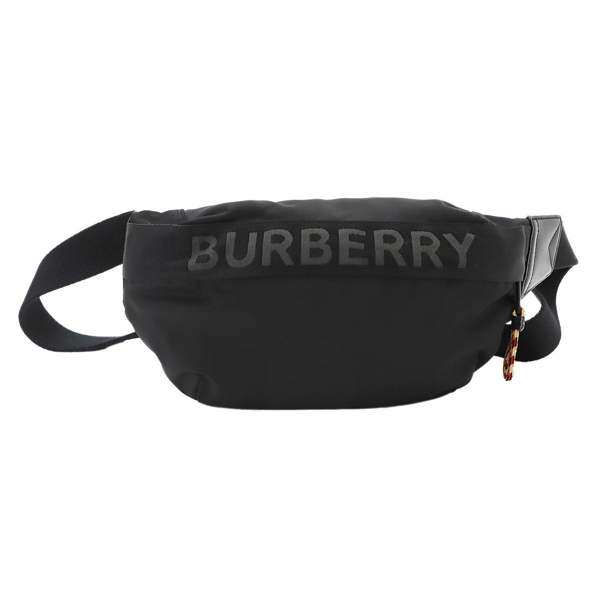 BURBERRY Sonny Body Bag Nylon Leather Black 8025668