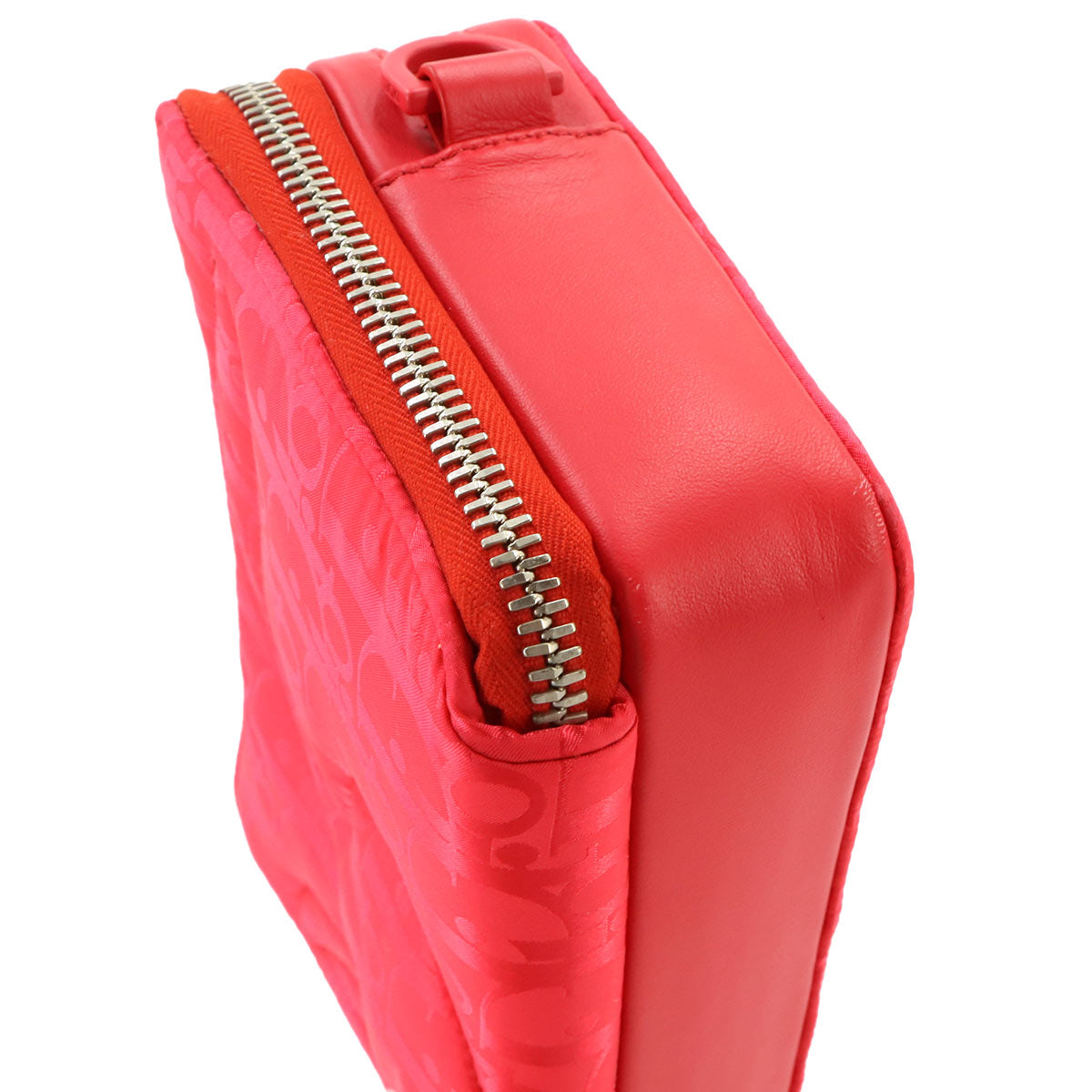 ERL Collab Mirage Quilting Shoulder Bag Nylon Red Purse