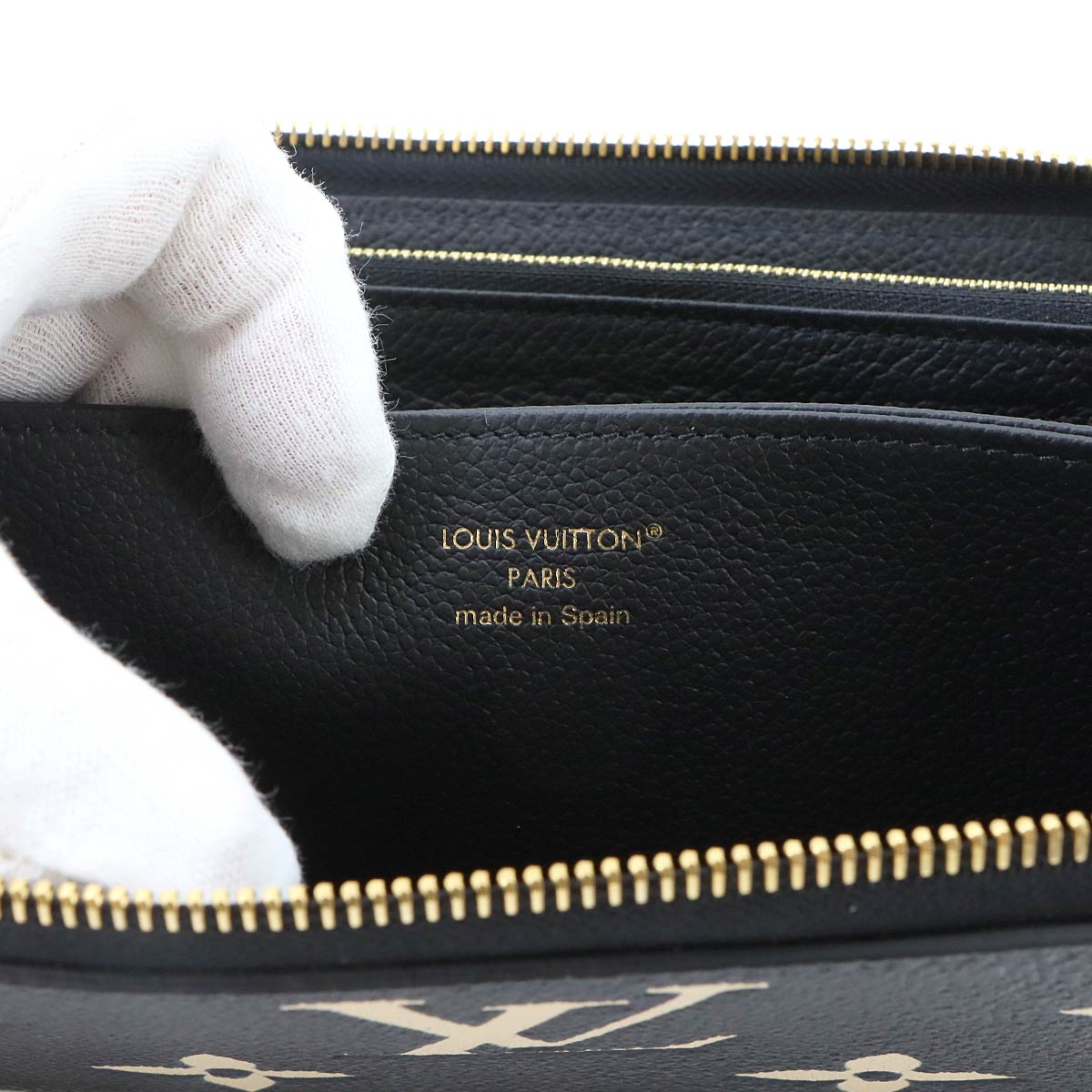 Bicolor Monogram Empreinte Zippy Wallet Leather M80481