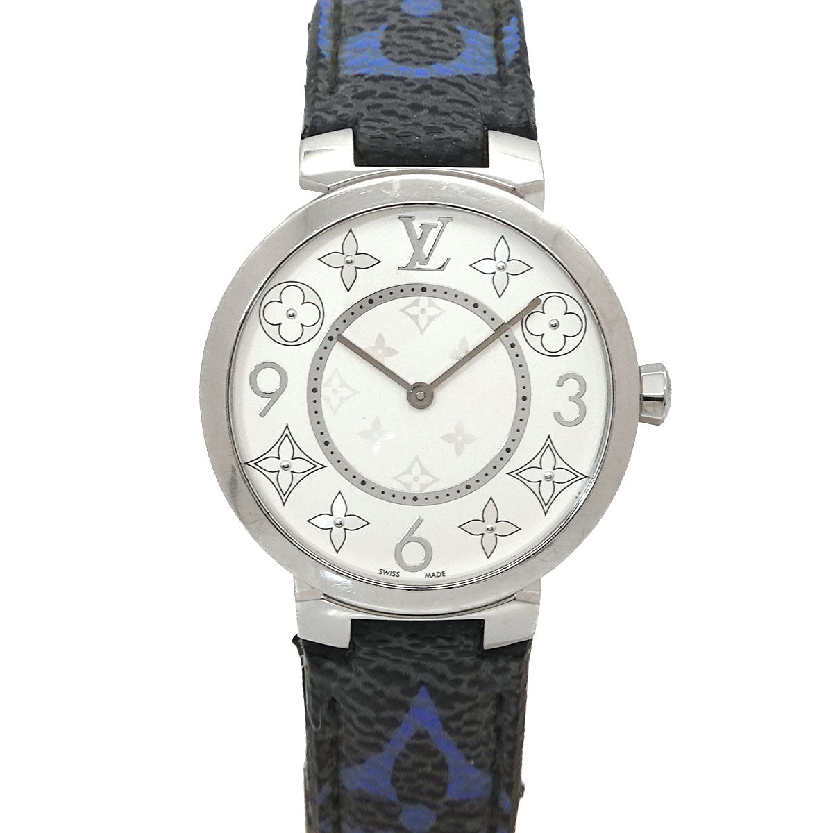 Tambour Monogram Q13MJH Silver Dial Ladies watch