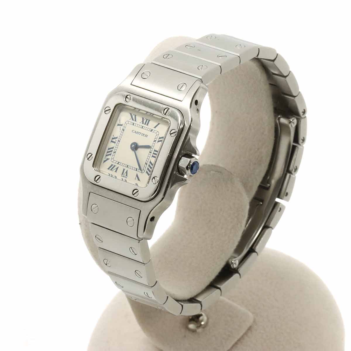 Santos Galbee SM W20017D6 Quartz Cream Dial Ladies Watch