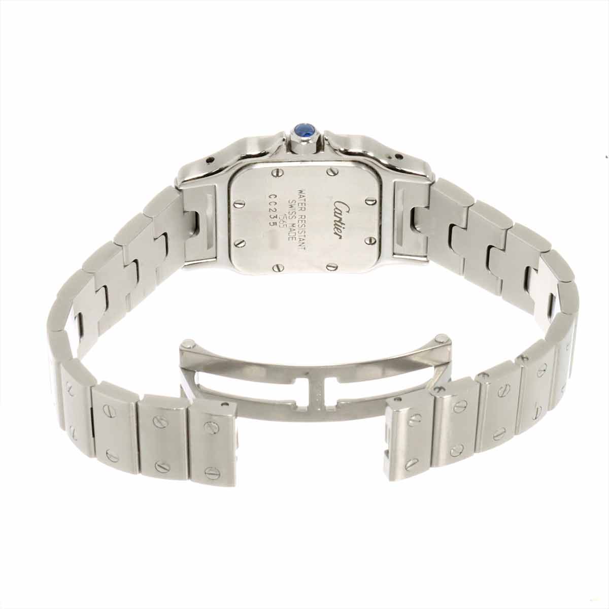 Santos Galbee SM W20017D6 Quartz Cream Dial Ladies Watch