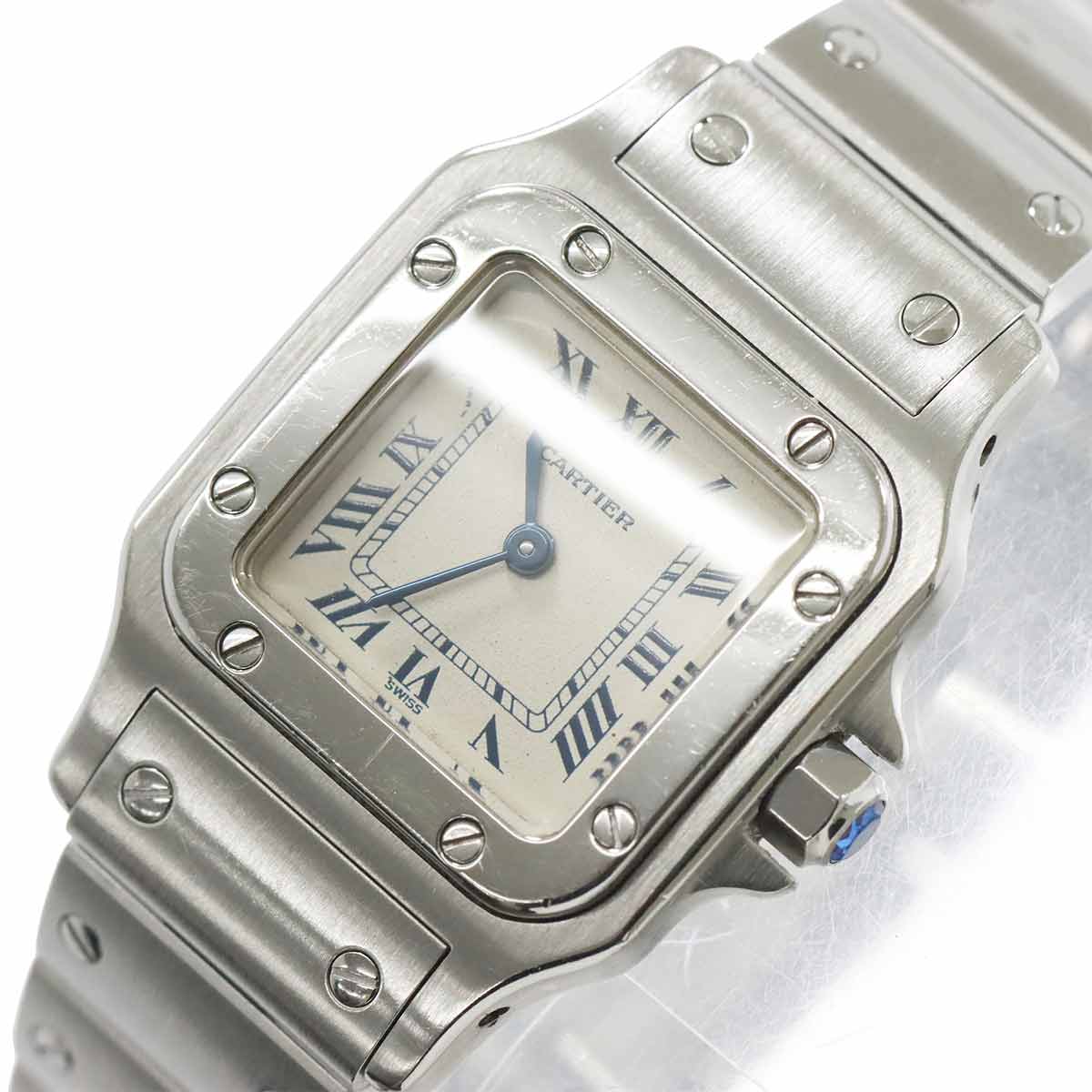 Santos Galbee SM W20017D6 Quartz Cream Dial Ladies Watch