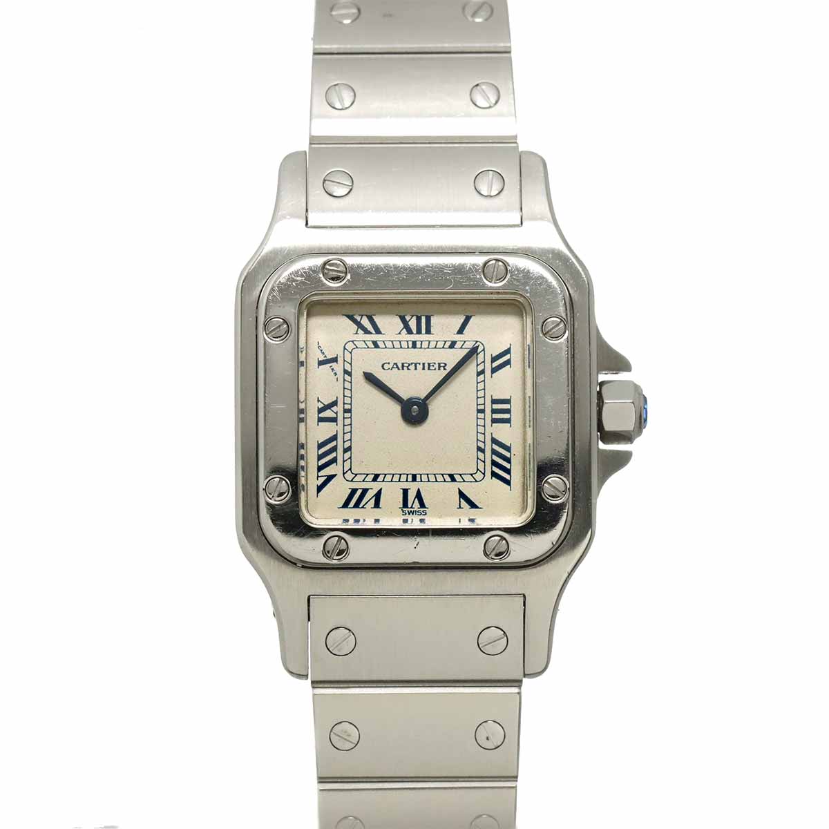 Santos Galbee SM W20017D6 Quartz Cream Dial Ladies Watch