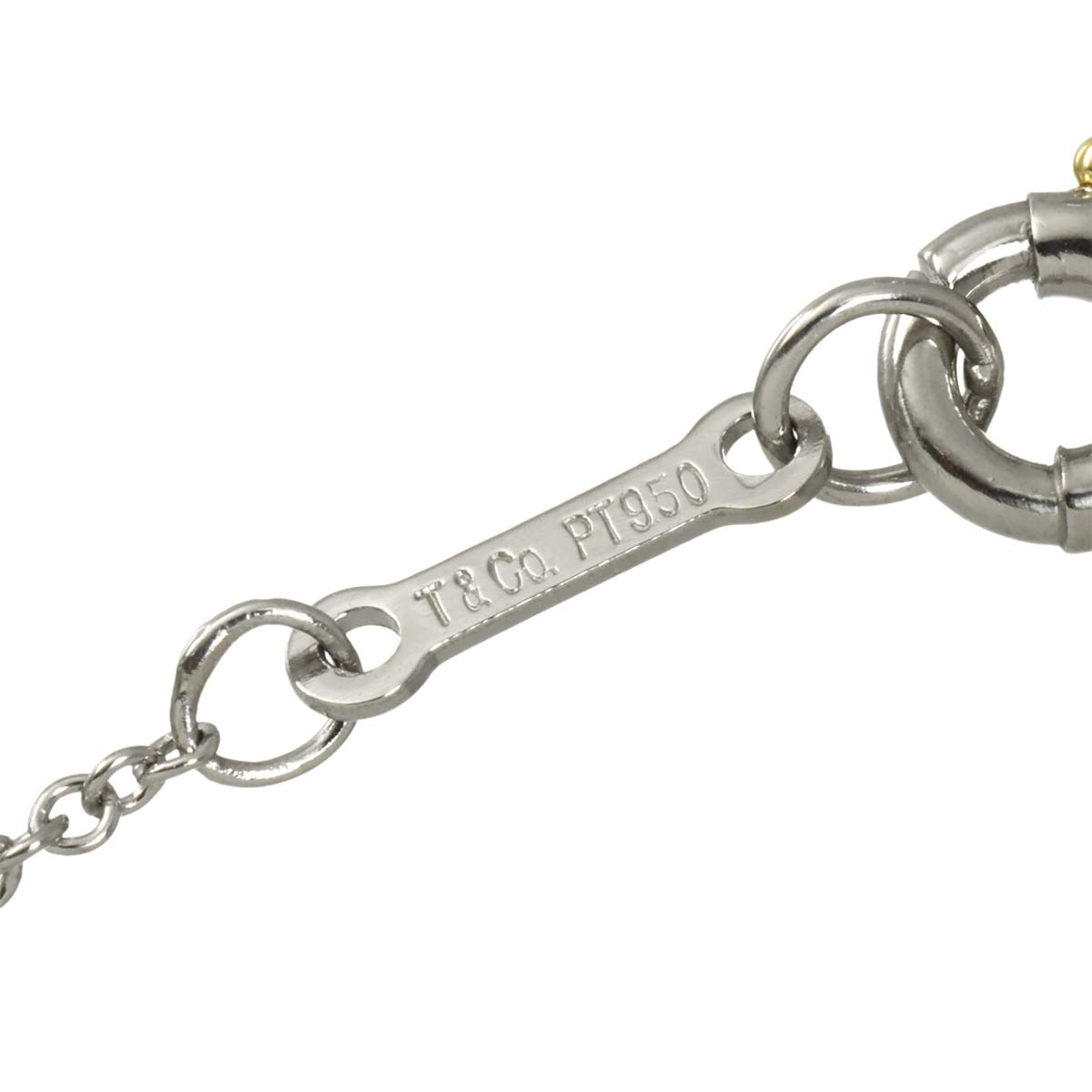 Bean Diamond Necklace Platinum
