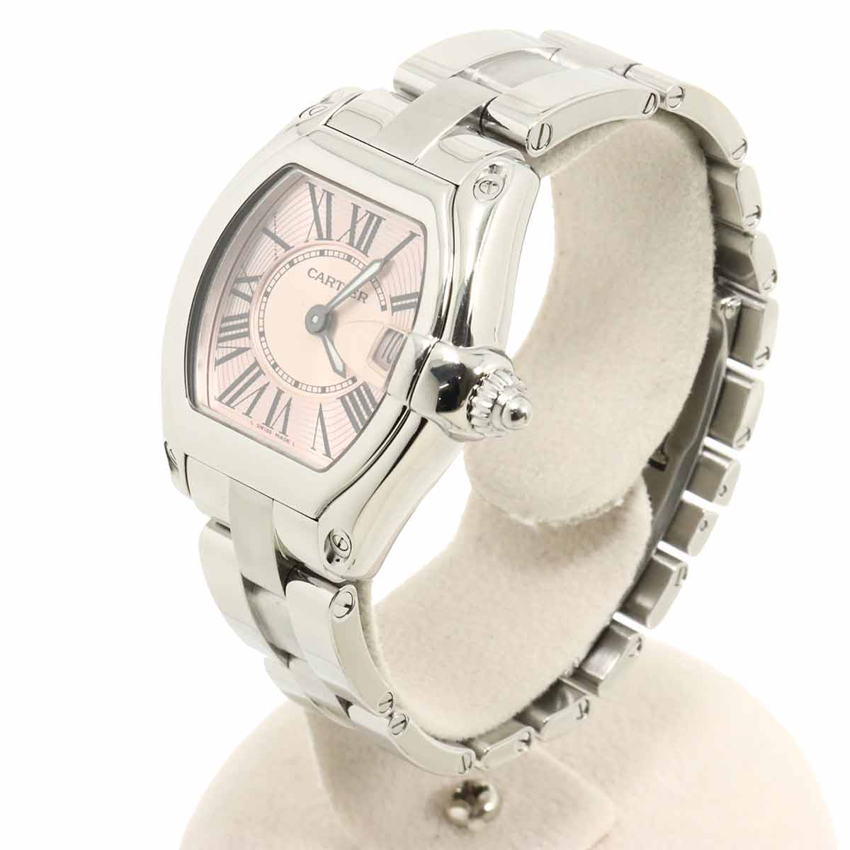 Roadster W62017V3 Date Quartz Pink Dial Ladies Watch