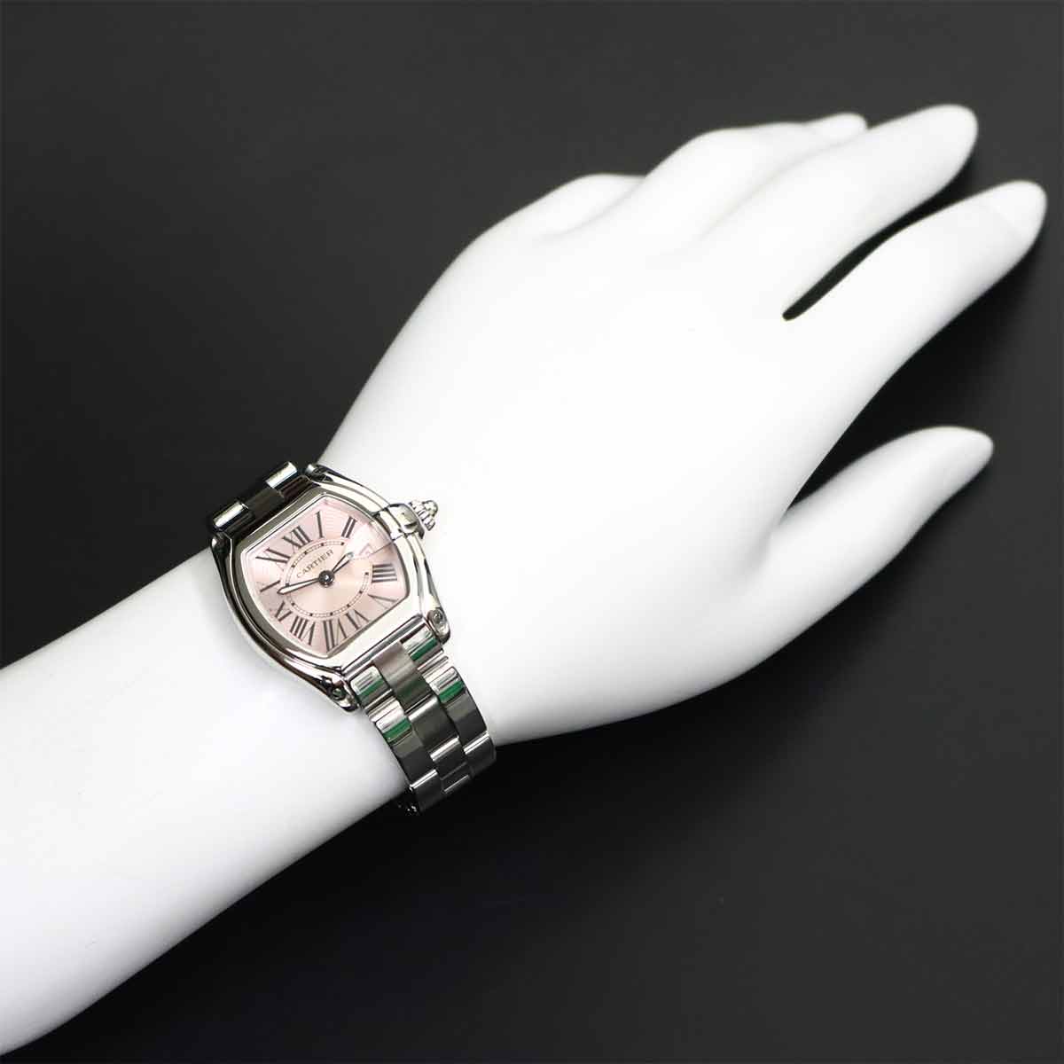 Roadster W62017V3 Date Quartz Pink Dial Ladies Watch