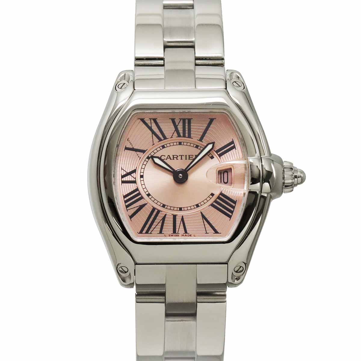 Roadster W62017V3 Date Quartz Pink Dial Ladies Watch