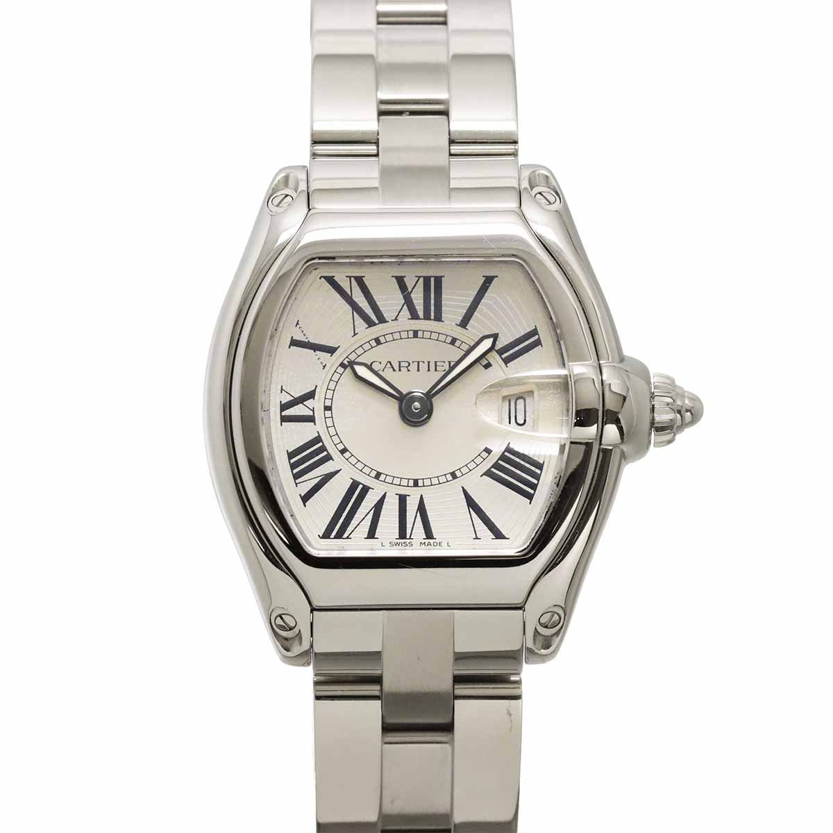 Roadster SM W62016V3 Date Quartz Silver Dial Ladies Watch