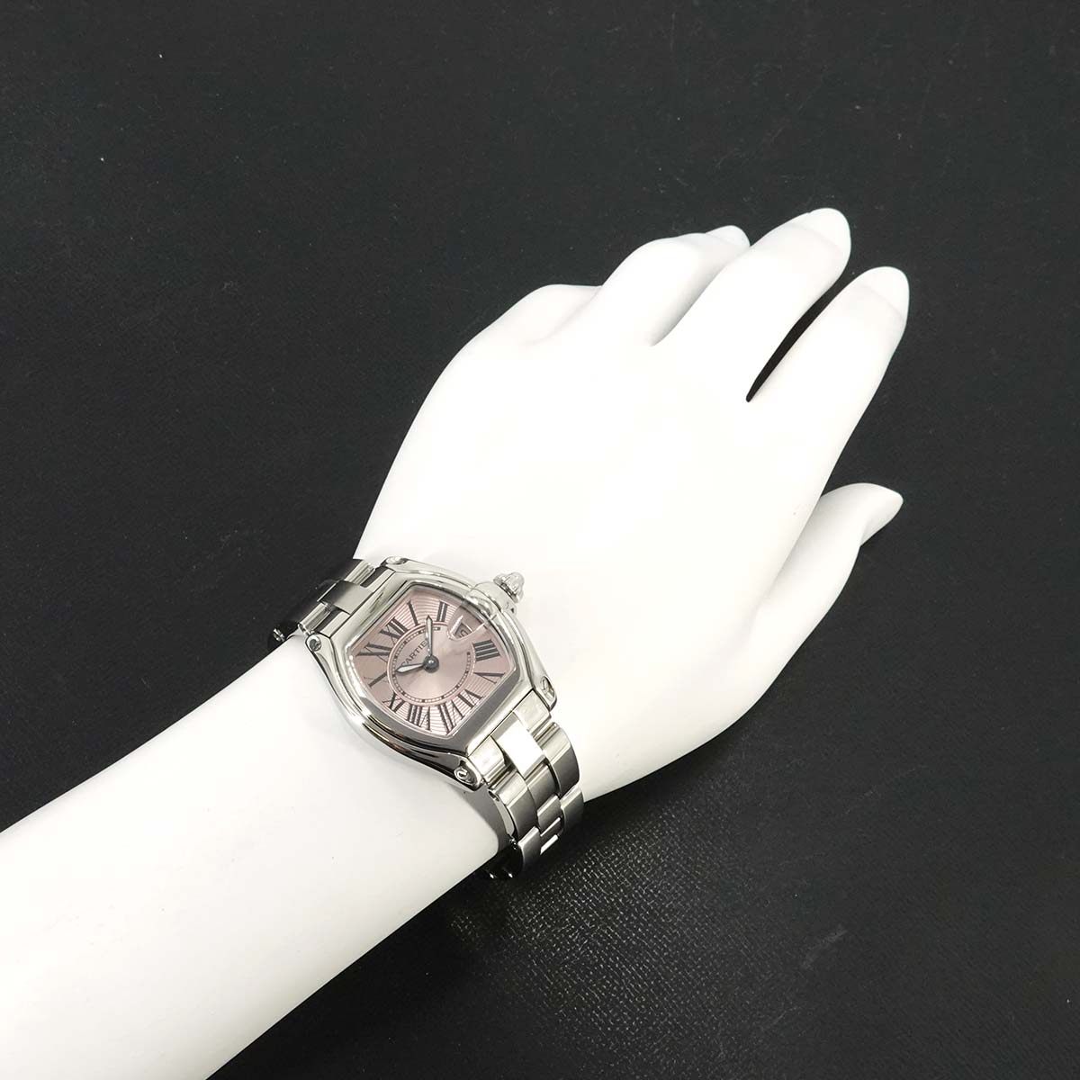 Roadster W62017V3 Date Quartz Pink Dial Ladies Watch