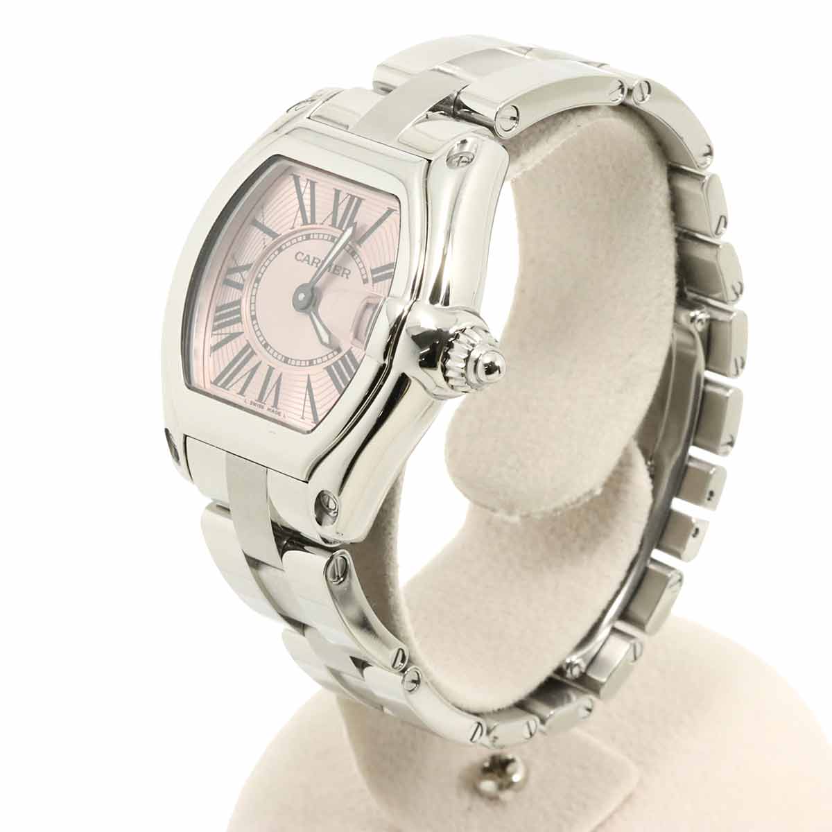 Roadster W62017V3 Date Quartz Pink Dial Ladies Watch