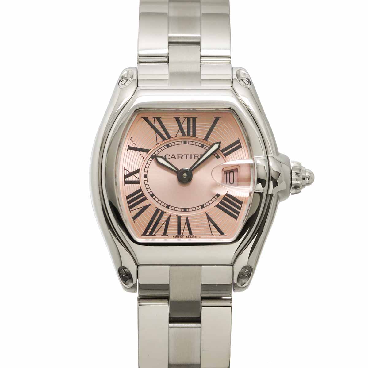 Roadster W62017V3 Date Quartz Pink Dial Ladies Watch