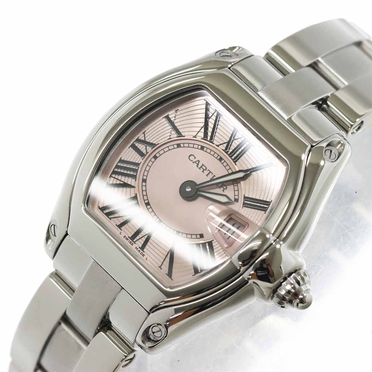 Roadster W62017V3 Date Quartz Pink Dial Ladies Watch