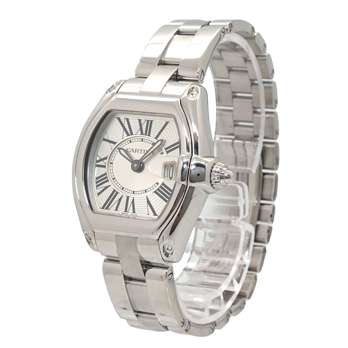 Roadster SM W62016V3 Date Quartz Silver Dial Ladies Watch