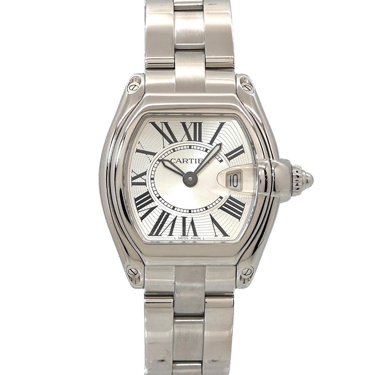 Roadster SM W62016V3 Date Quartz Silver Dial Ladies Watch