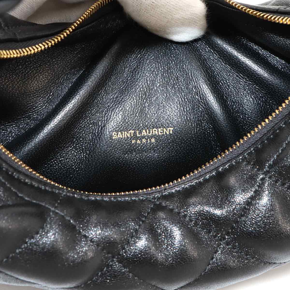 ICARINO Hand Bag Leather Black 851689 Purse