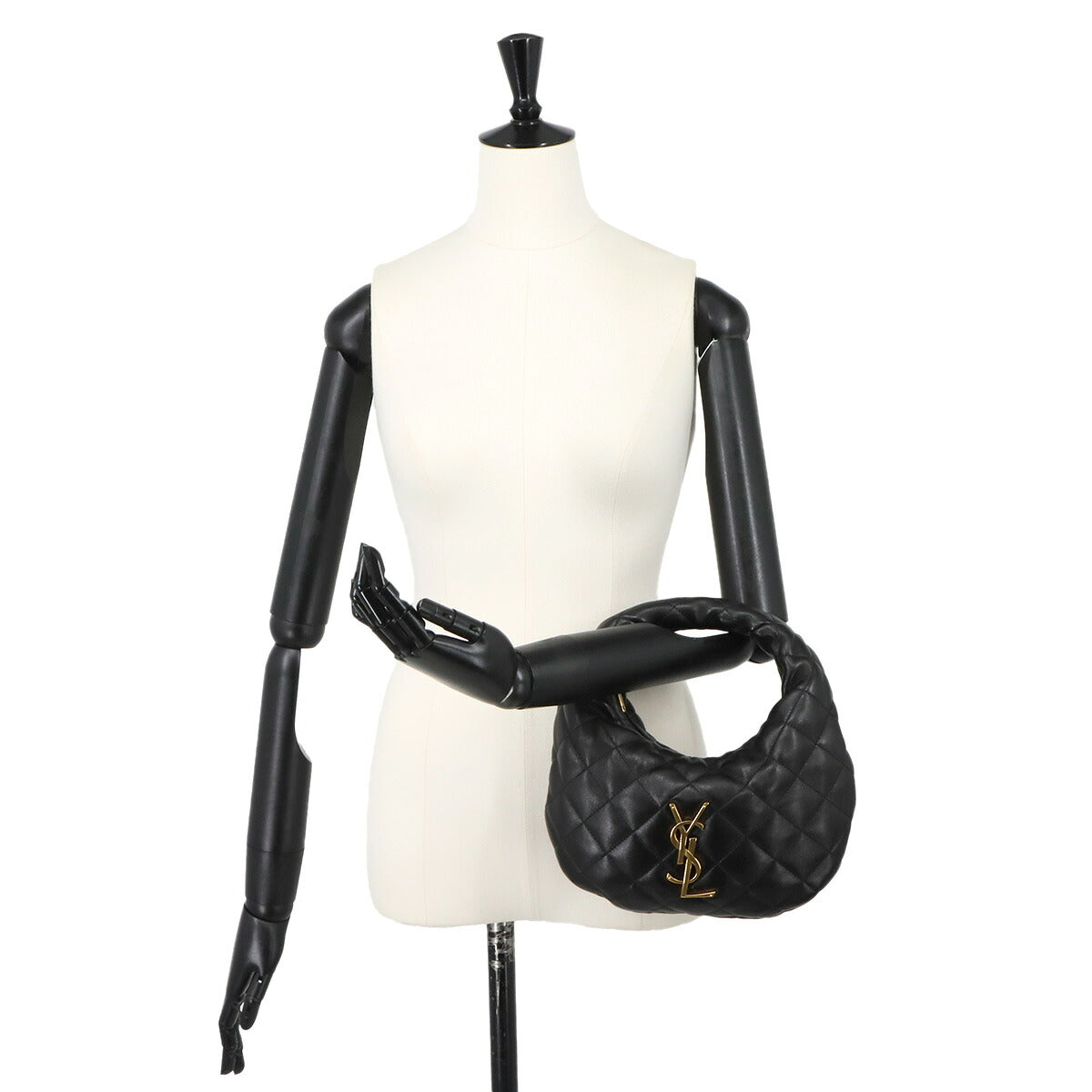 ICARINO Hand Bag Leather Black 851689 Purse