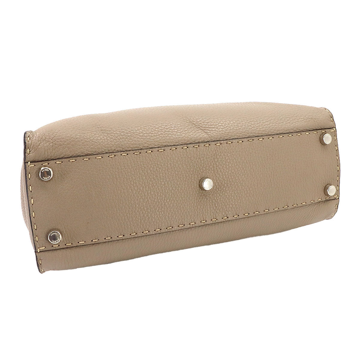Selleria Peekaboo Regular Hand Shoulder Bag Leather Beige 8BN290