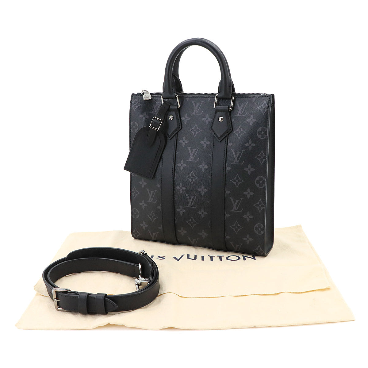 Monogram Eclipse Sac Plat Cross 2way Tote Bag M46456