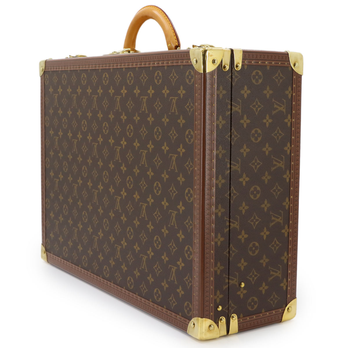 LOUIS VUITTON Monogram Bilstein 55 Trunk Case Luggage Travel M21327