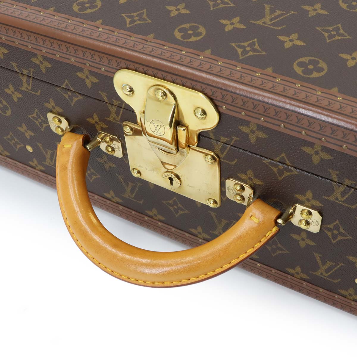 LOUIS VUITTON Monogram Bilstein 55 Trunk Case Luggage Travel M21327