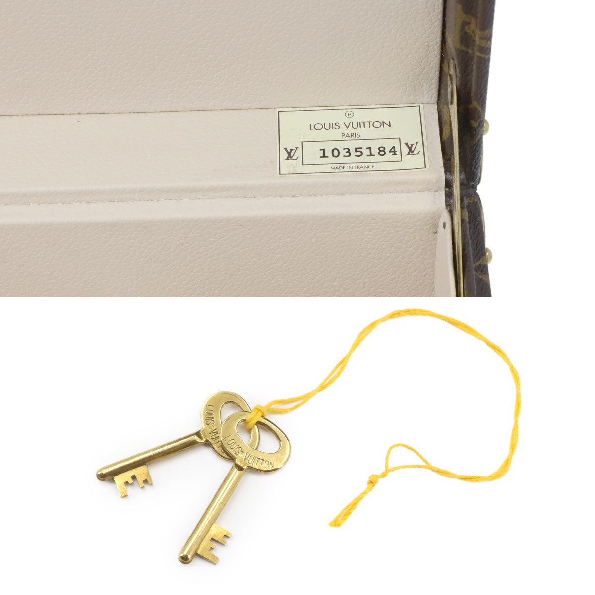 LOUIS VUITTON Monogram Bilstein 55 Trunk Case Luggage Travel M21327
