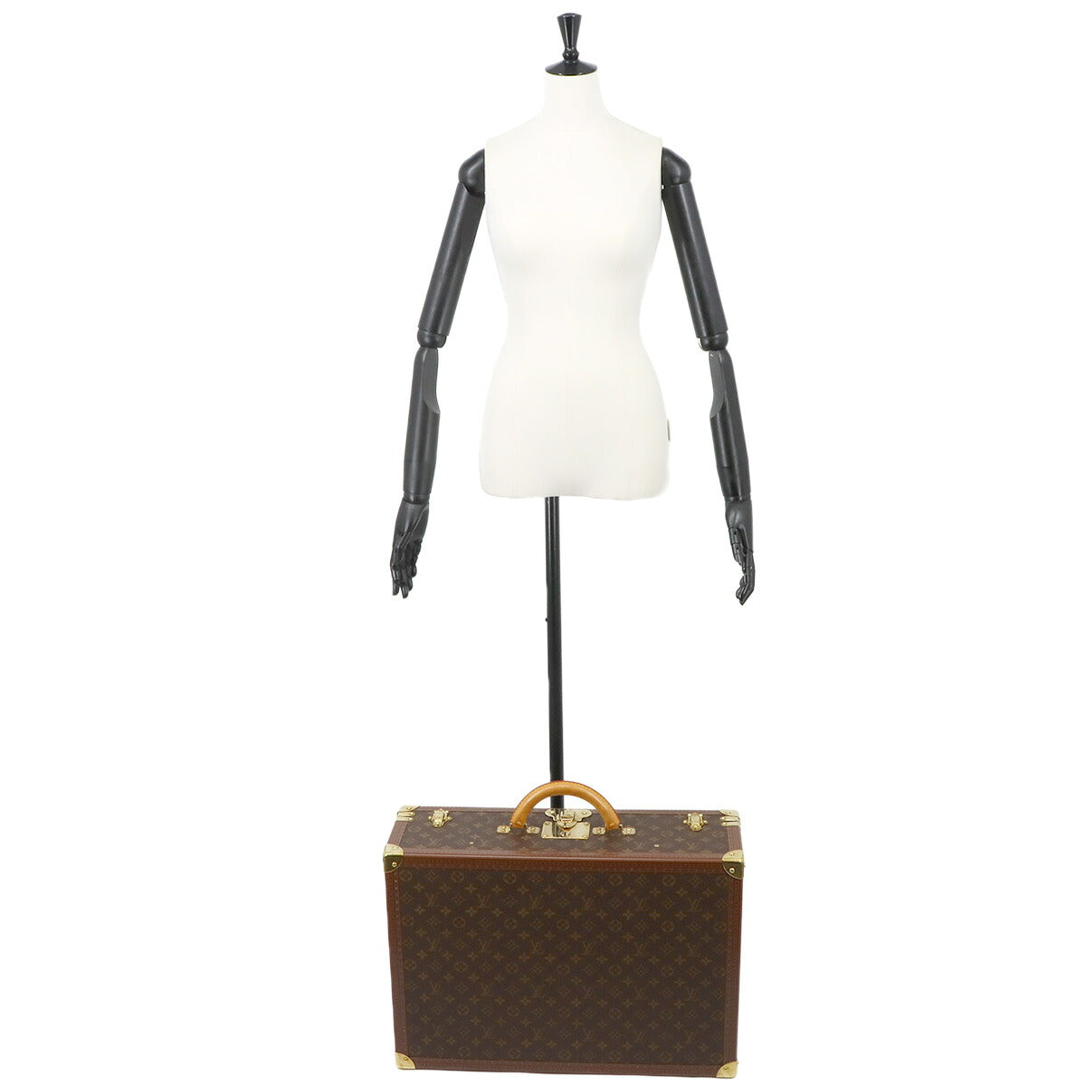 LOUIS VUITTON Monogram Bilstein 55 Trunk Case Luggage Travel M21327