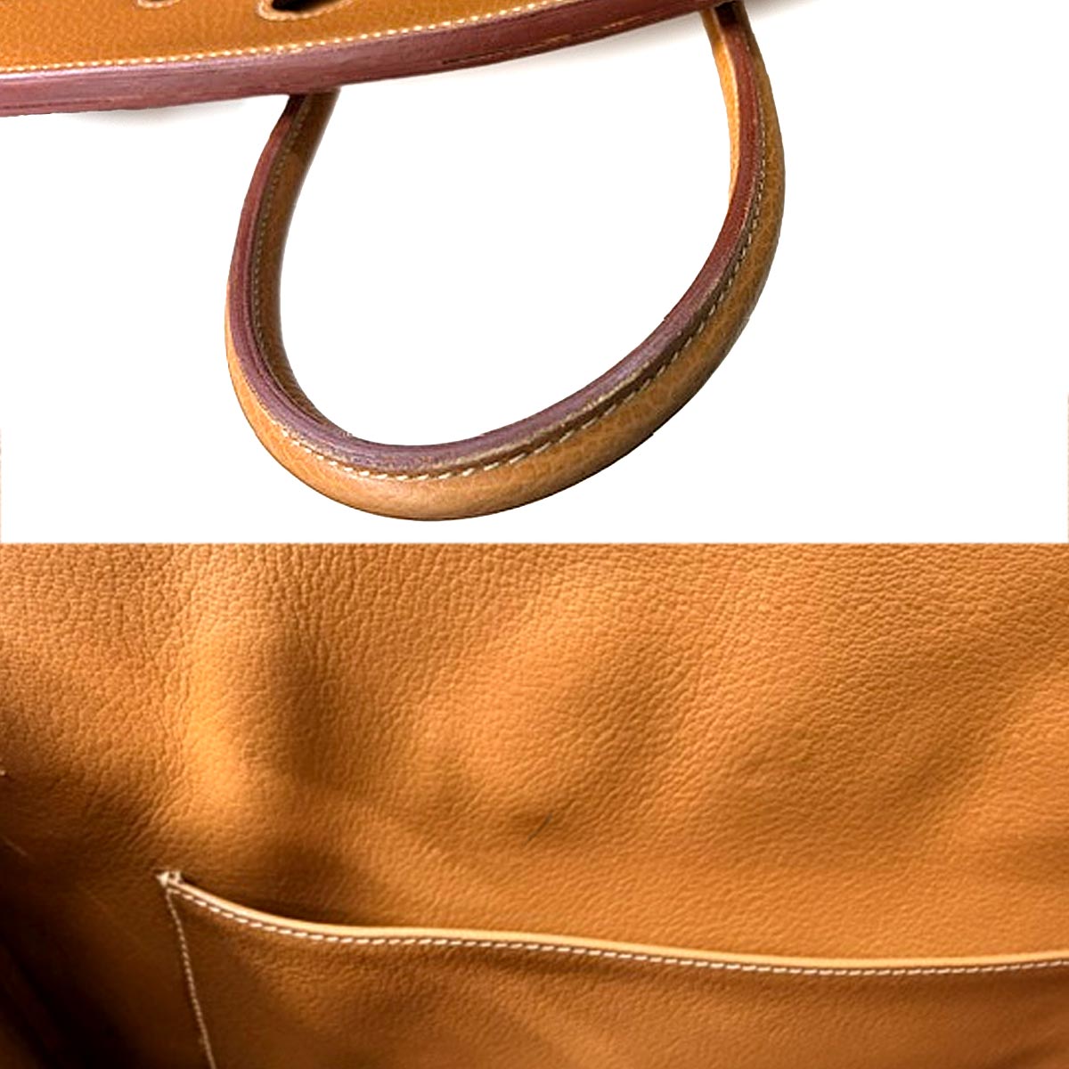 Birkin 35 Ardennes Natural Hand Bag Brown Purse