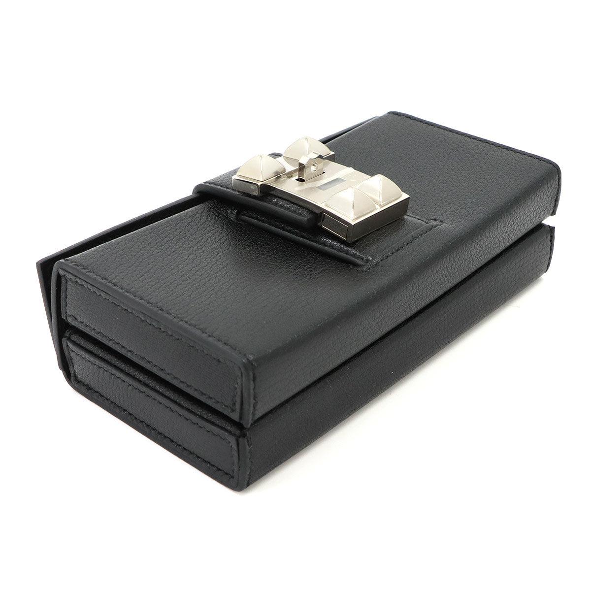 Neo Medor Clutch Bag Chevre Chamkila Black Purse